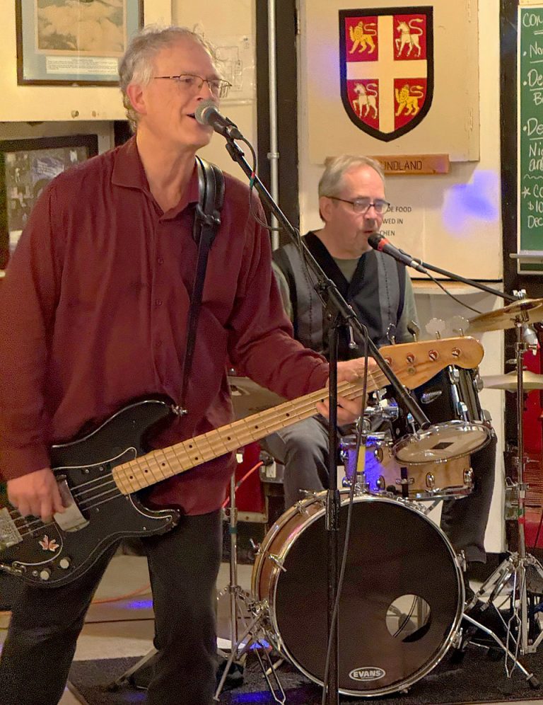Adrian and Doug keeping the beat steady at the Billy Bishop Legion
